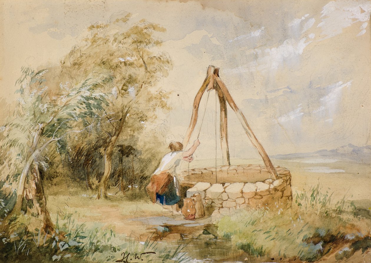 Golspie yakınlarındaki Eski Beraberlik Kuyusu by John Crawford Wintour