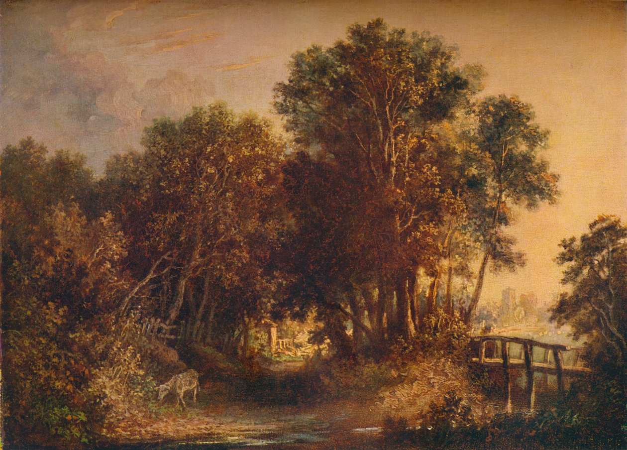 Ormanlık Bir Yol, c1790 by John Crome