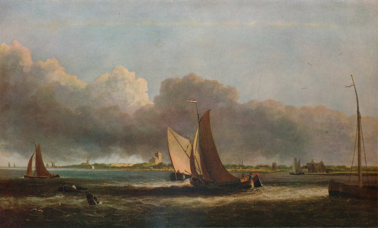 Maas üzerinde görünüm, c1799 by John Crome