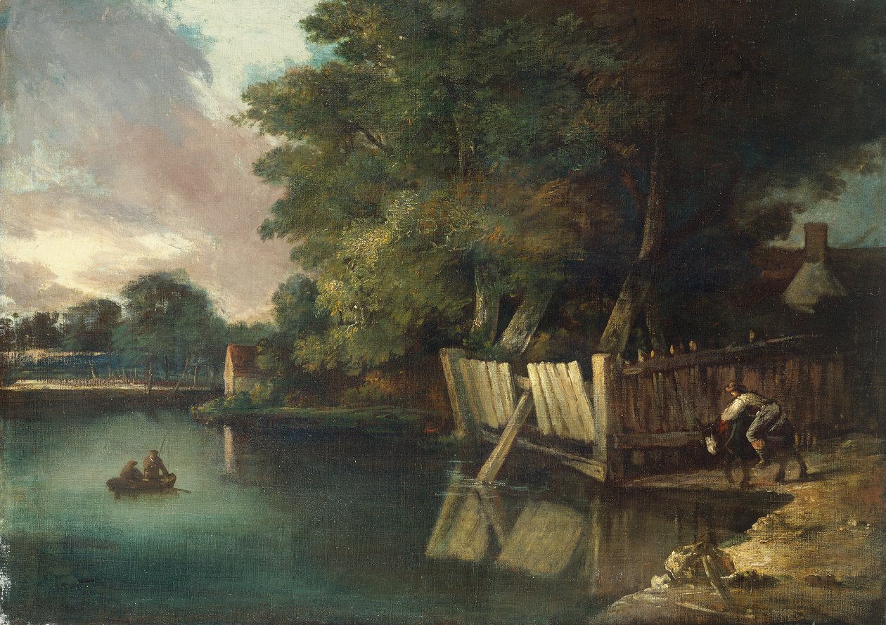 Sulama Yeri, Heigham (tuval üzerine yağlı boya) by John Crome