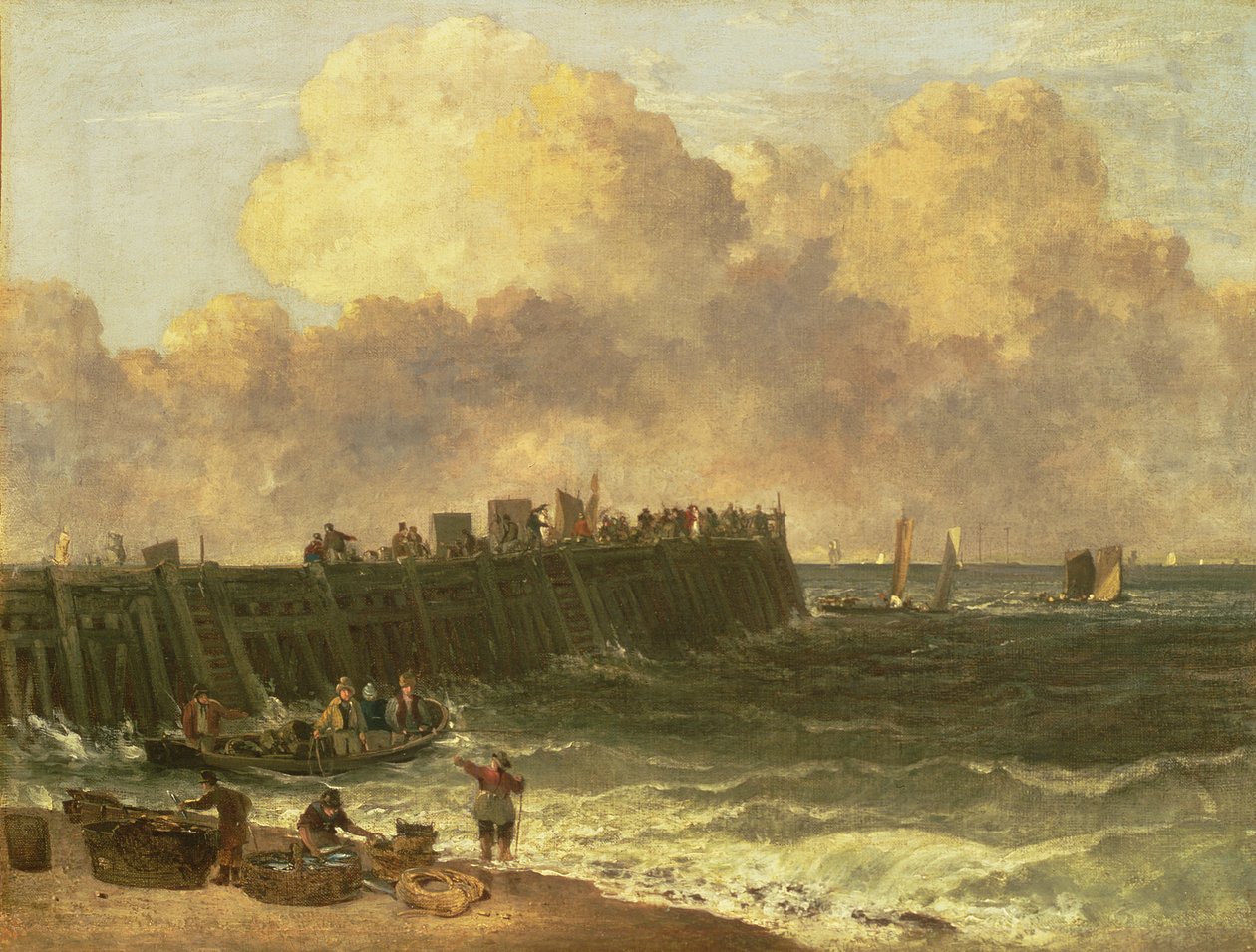 Yarmouth İskelesi, c.1810 by John Crome