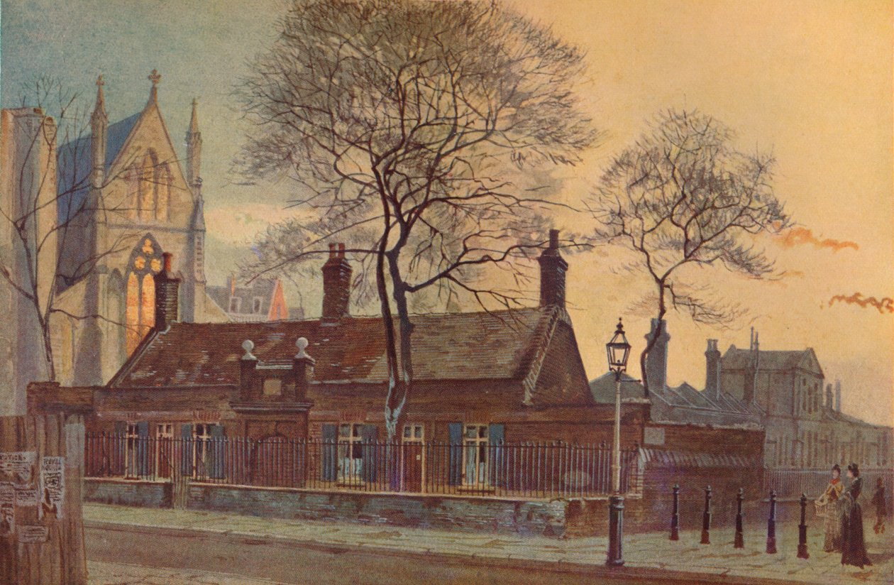 Butlers Almshouses, Westminster, Londra, 1879 1926 by John Crowther