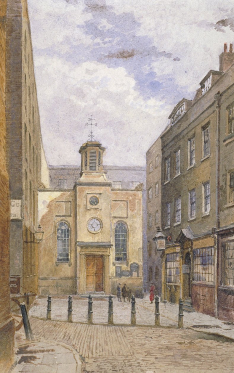 Holy Trinity Kilisesi, Minories, Londra, c1881 by John Crowther