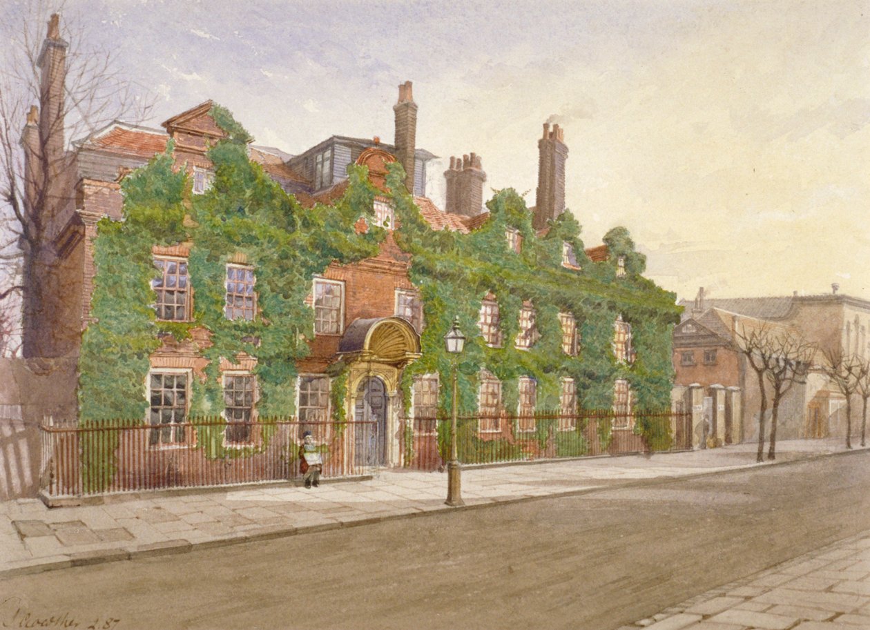 Fairfax Evi, High Street, Putney, Londra, 1887 by John Crowther