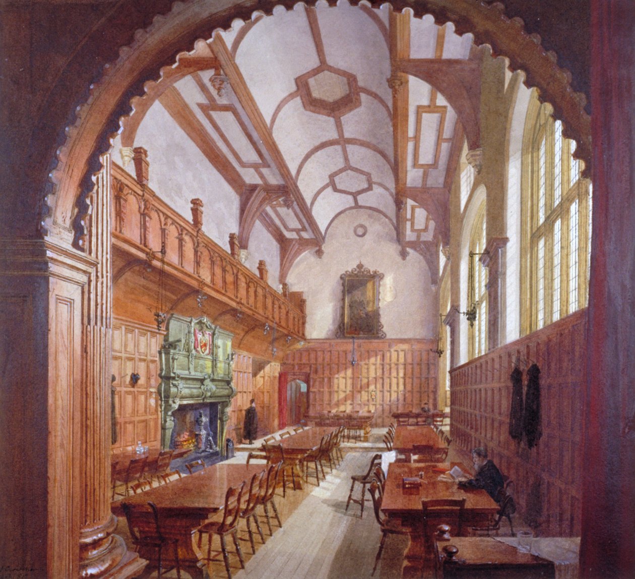 Büyük Salon, Charterhouse, Londra, 1885 by John Crowther