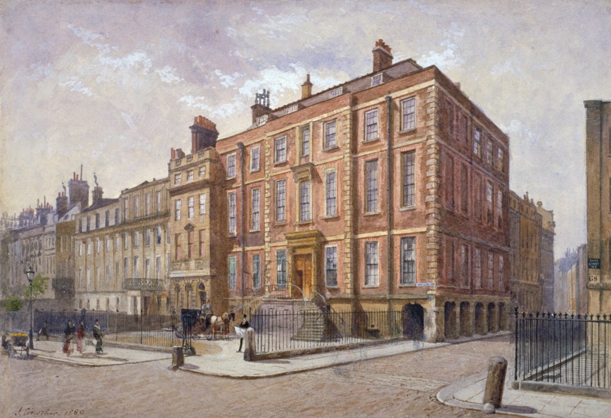 Newcastle Evi, Holborn, Londra, 1880 by John Crowther