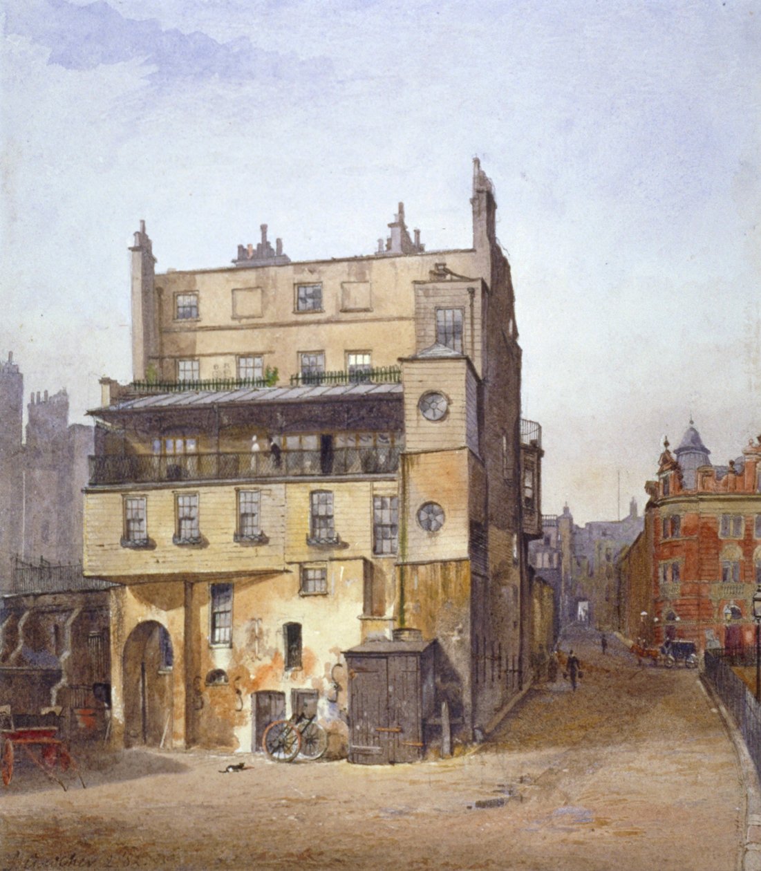 Bir evin görünümü, Cecil Street, Westminster, Londra, 1882 by John Crowther
