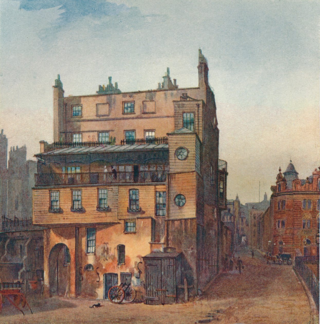 Bir evin görünümü, Cecil Street, Westminster, Londra, 1882 by John Crowther