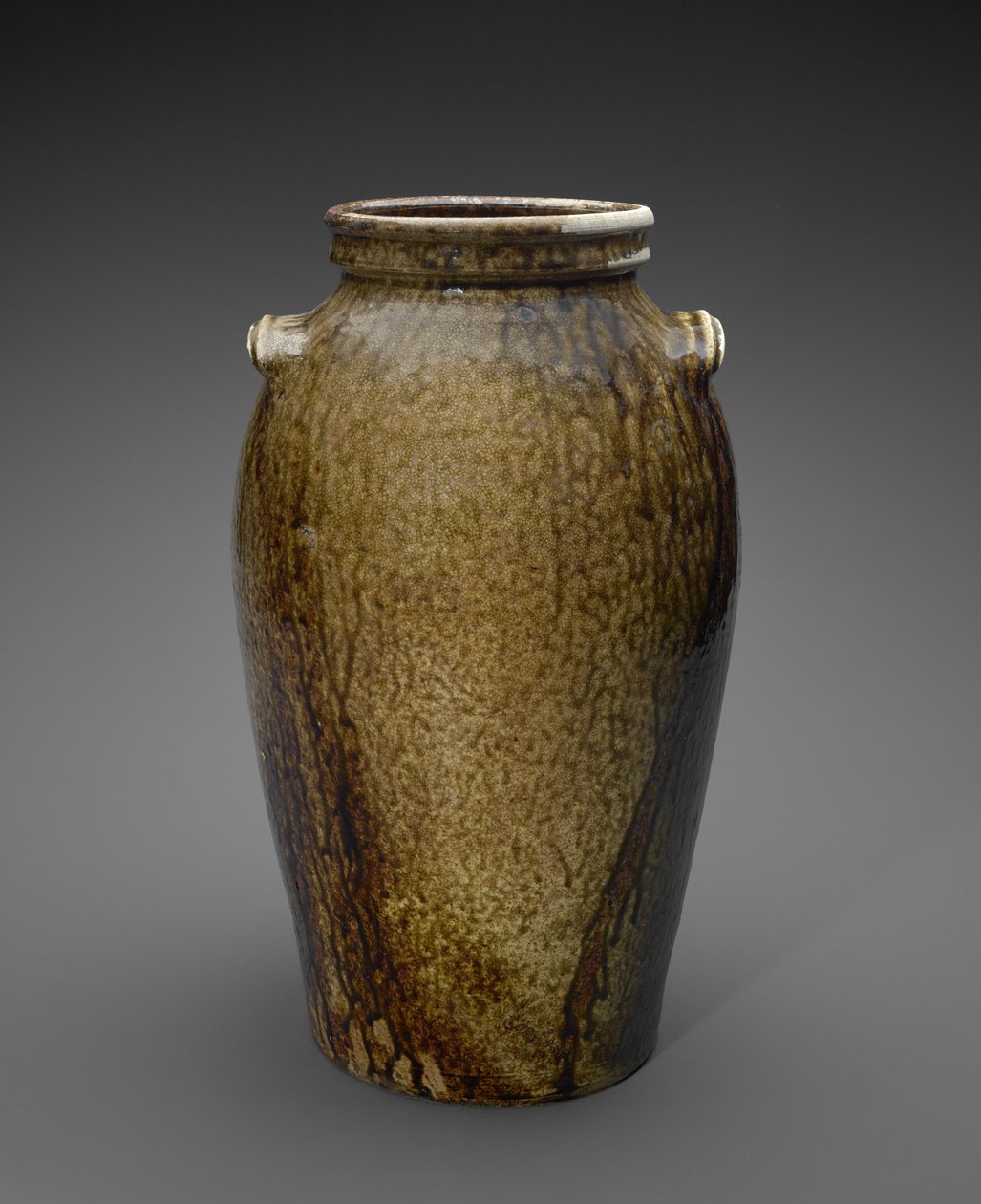 Kavanoz, c. 1850-1883 (alkali sırlı seramik) by John Davis Leopard