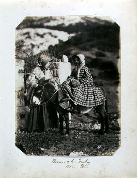 Eleanor ve Eşeği by John Dillwyn Llewelyn