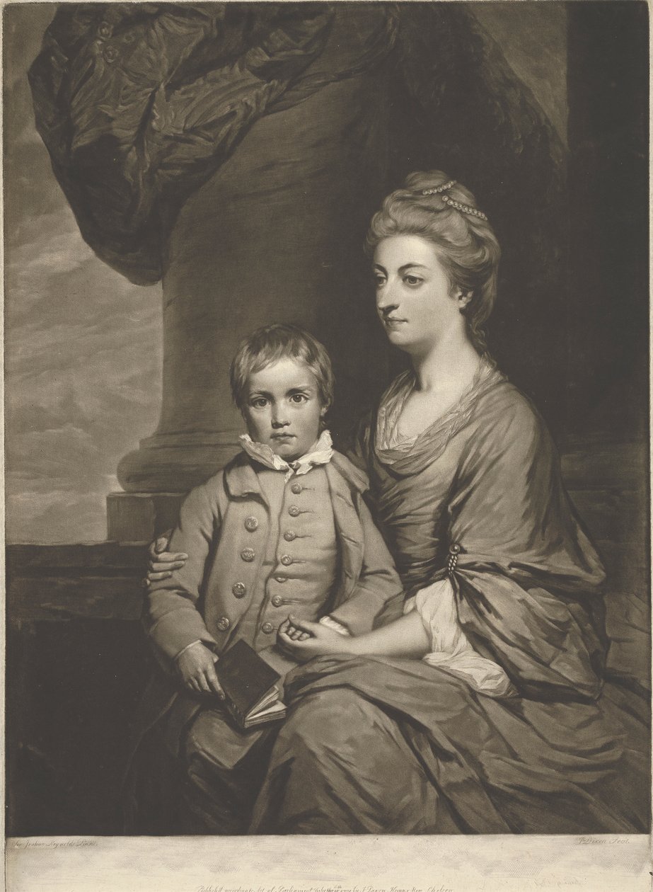 Elizabeth, Pembroke Kontesi ve Rt. Sayın George, Rab Herbert by John Dixon