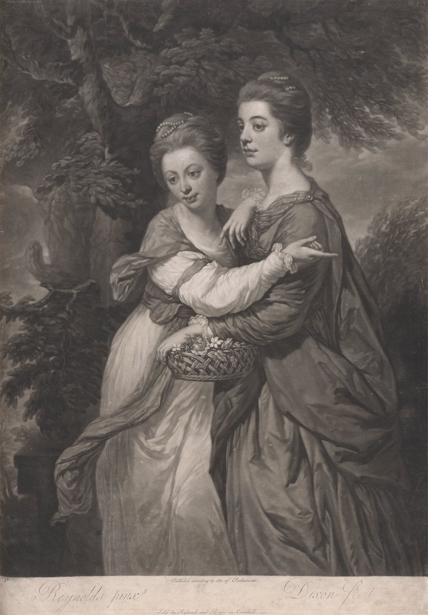 Elizabeth ve Emma Crewe by John Dixon