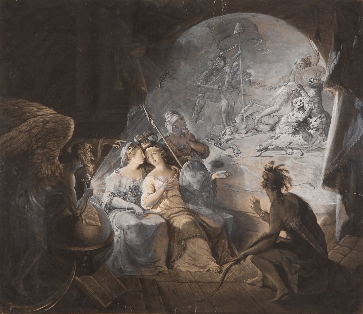 Çay-Vergi-Tempest The Oracle, 1774. by John Dixon