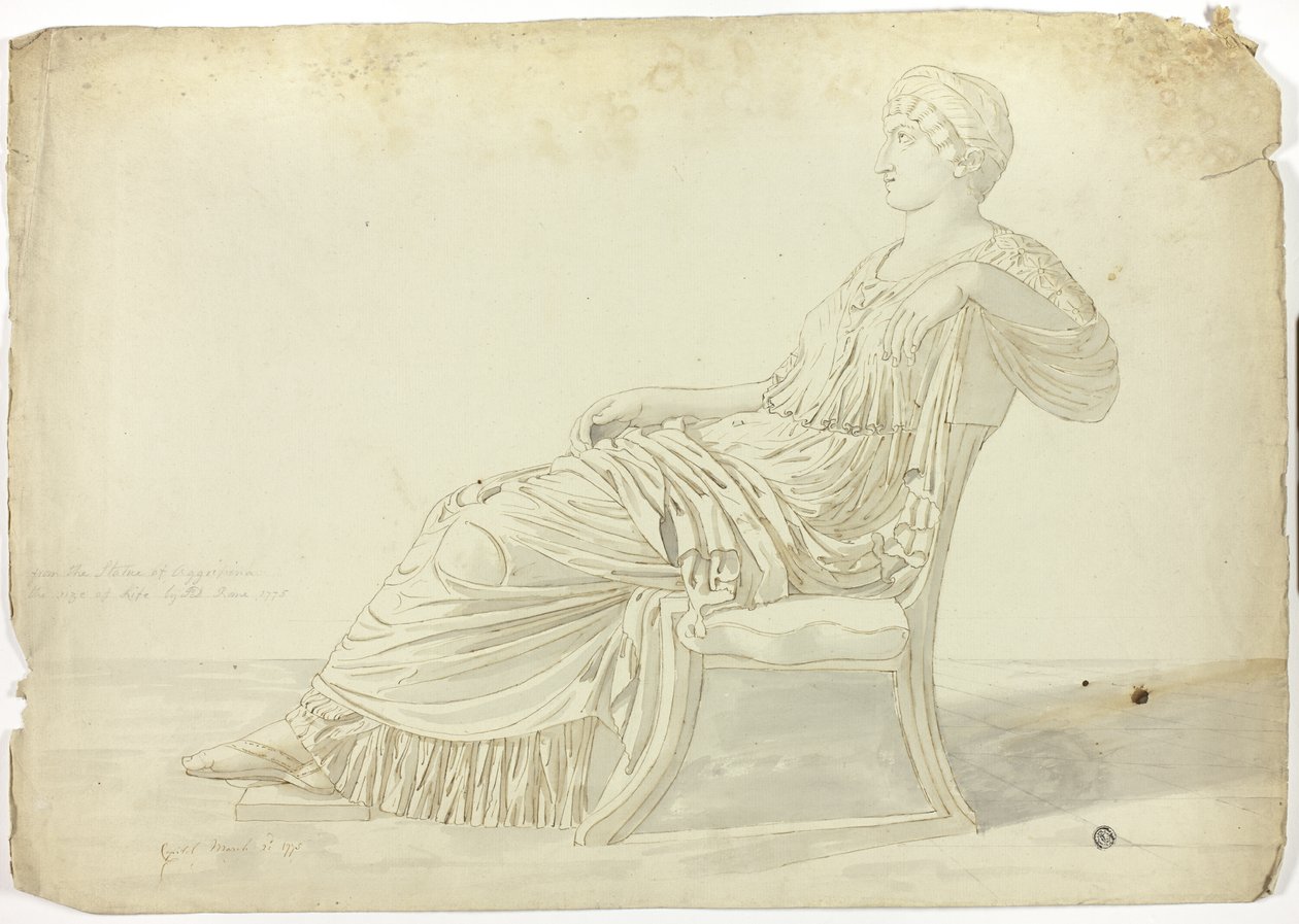 Agrippina Antik Heykeli by John Downman