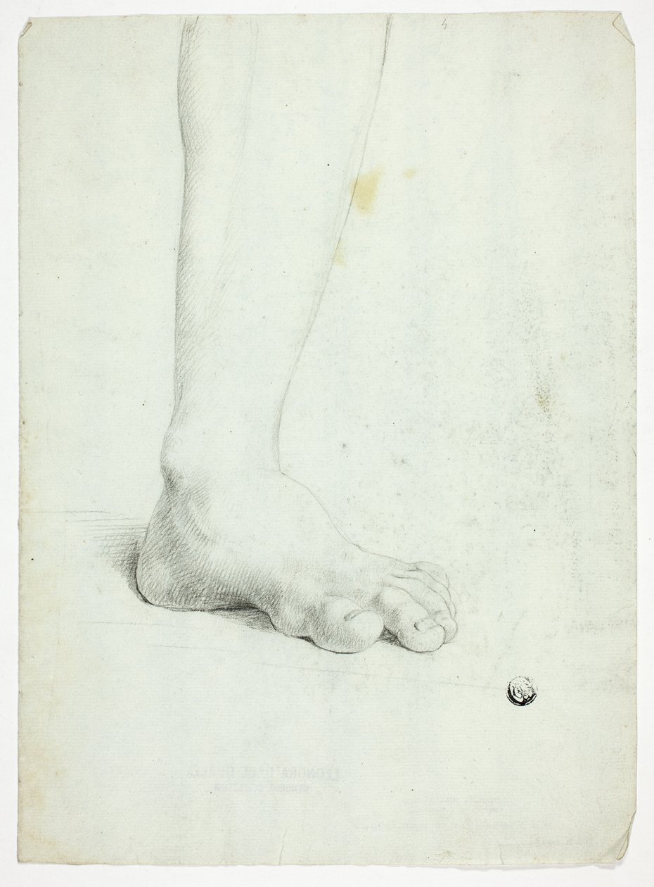 Ayakta Duran Figürün Sol Bacağı by John Downman
