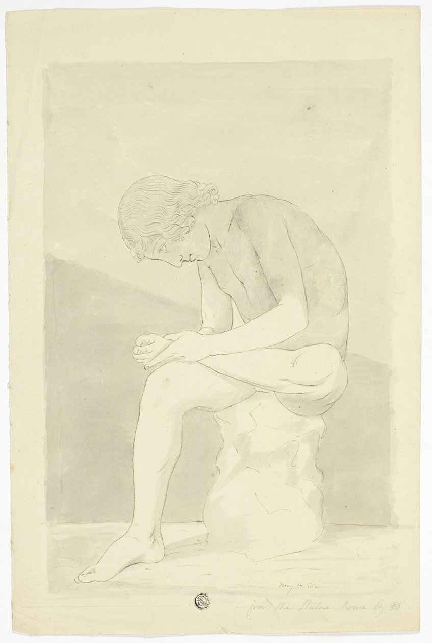 Diken Seçici (Lo Spinario) by John Downman