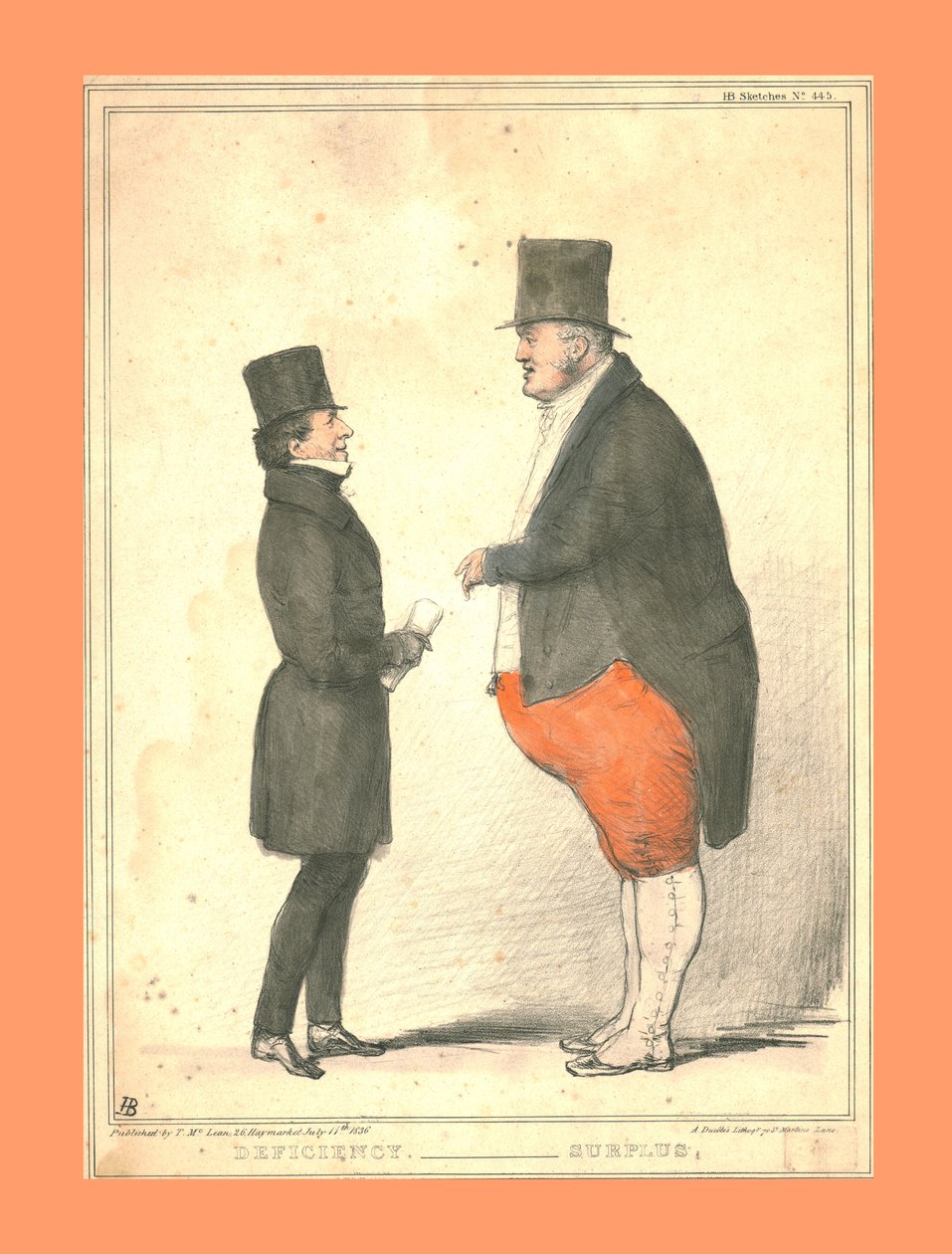 Eksiklik. - Fazlalık., 1836. by John Doyle