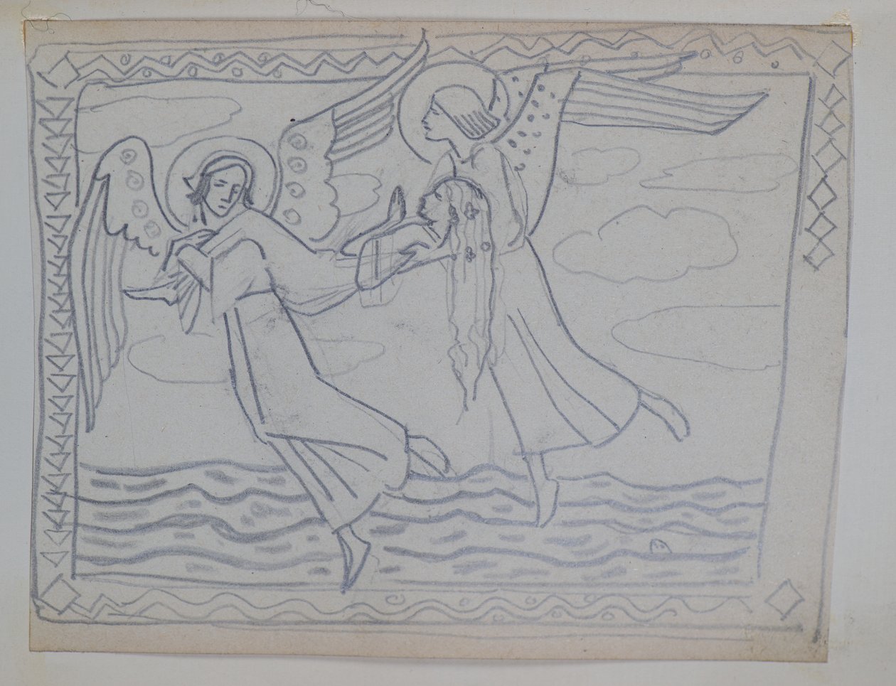 Başlıksız [Aziz Gelin için Çalışma by John Duncan