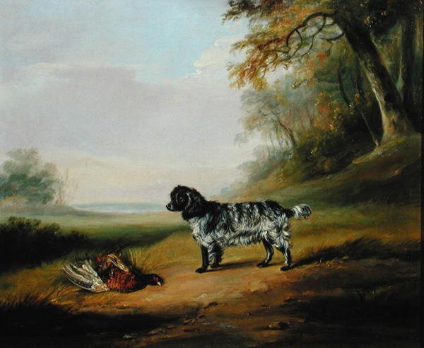 Köpekli Manzara (tuval üzerine yağlı boya) by John E. Ferneley