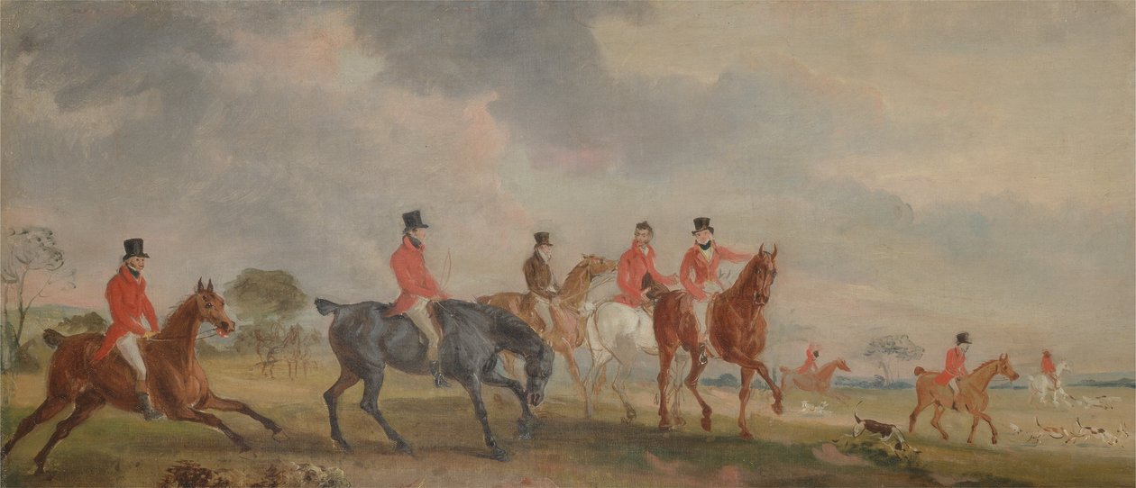 Quorn Hunt: Sanatçı ve Arkadaşları Uzaklaşıyor by John E. Ferneley
