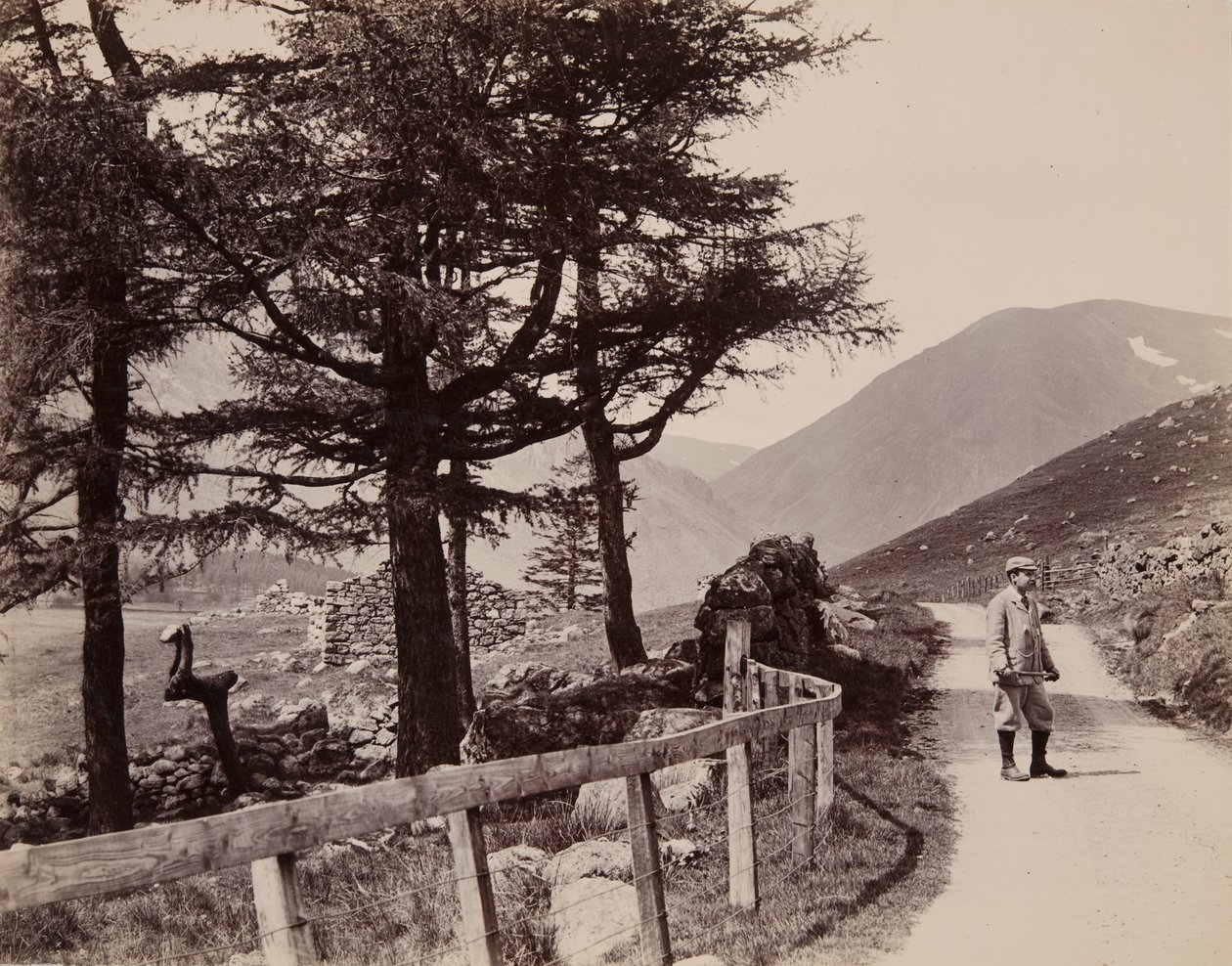 Clova - Yıkık Evler, 1895 by John Edward Alyosius Steggall