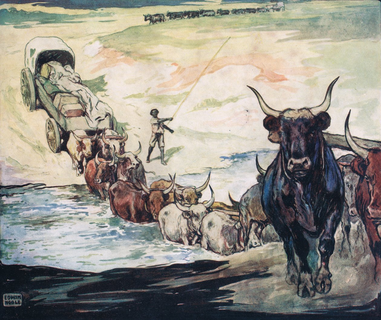 Nehri geçerken, 1919