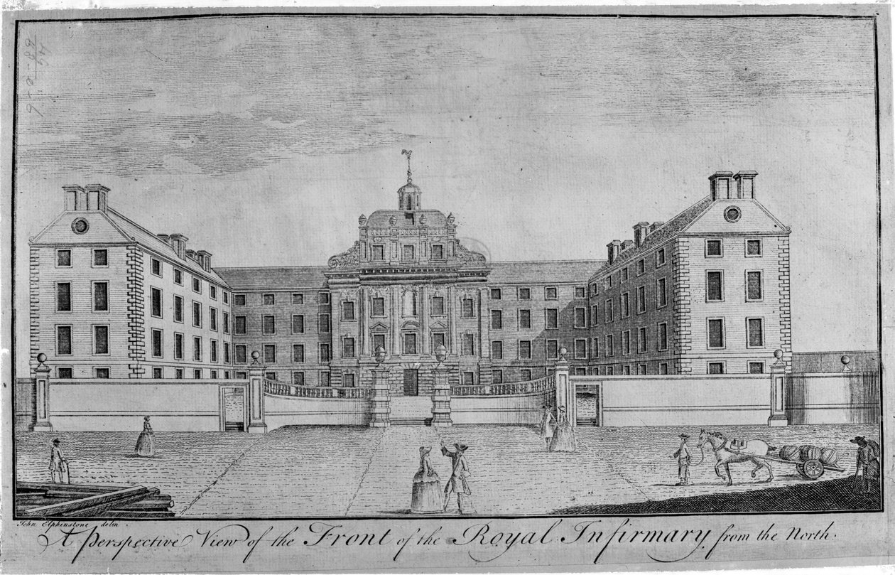 Kraliyet Revirinin Kuzeyden Perspektif Görünümü, c.1746 by John Elphinstone
