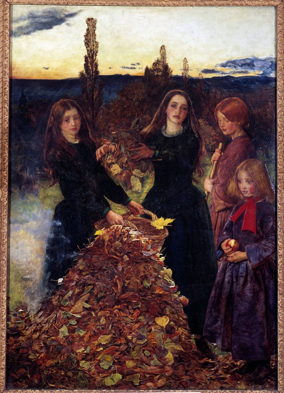 Sonbahar Yaprakları Tablosu John Everett Millais (1829-1896) by John Everett Millais