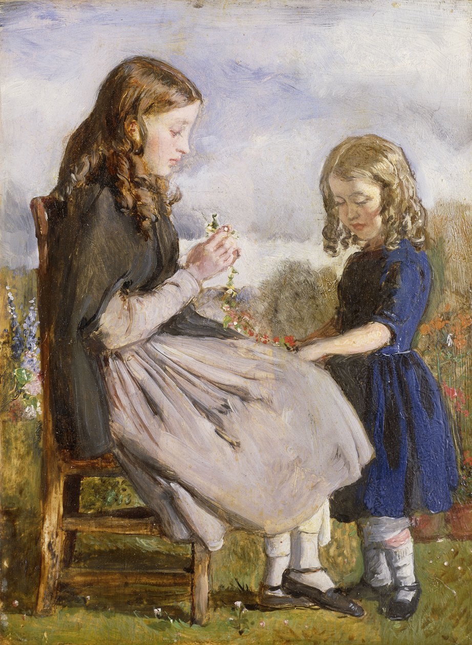 Çelenk Dokumacılar, c.1846 by John Everett Millais