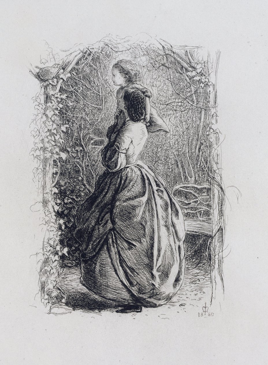 Mutlu Bahar (kağıda gravür) by John Everett Millais