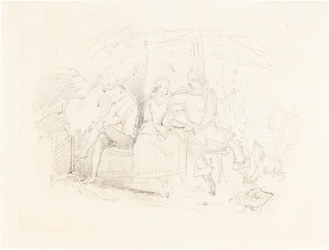 Bir Ağacın Altında Aşıklar by John Everett Millais