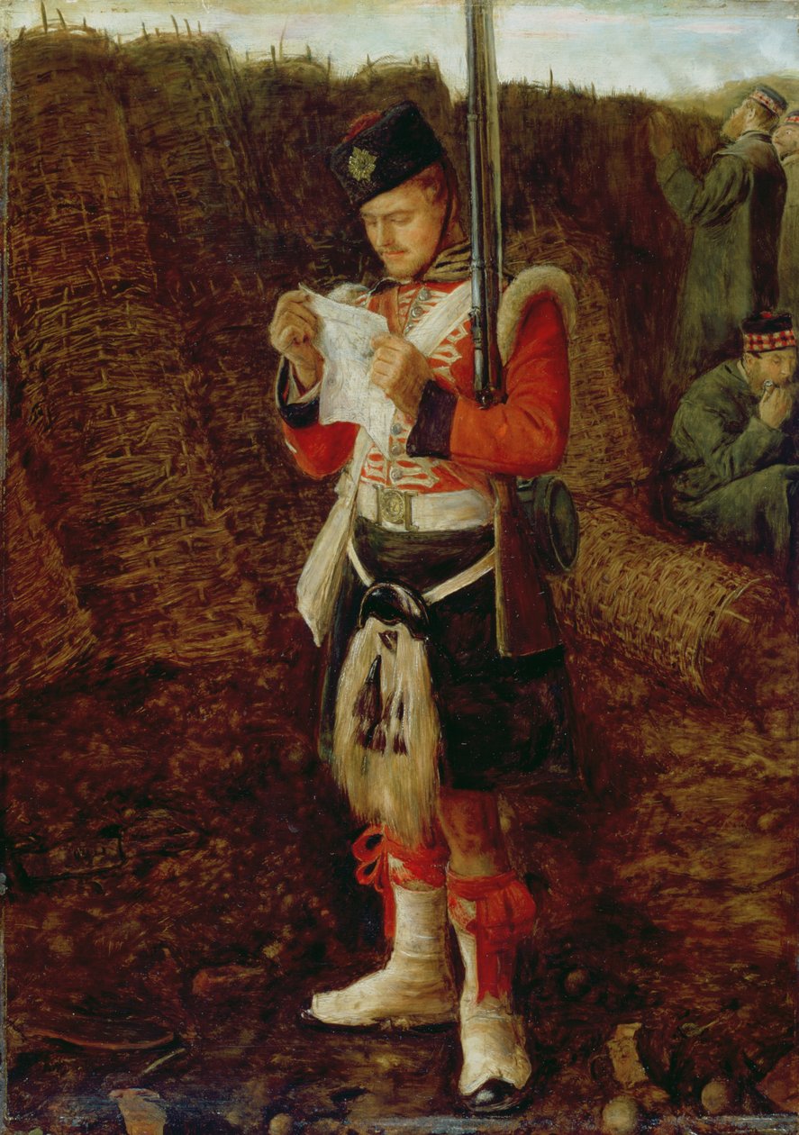 Evden Haberler, 1856-57 by John Everett Millais
