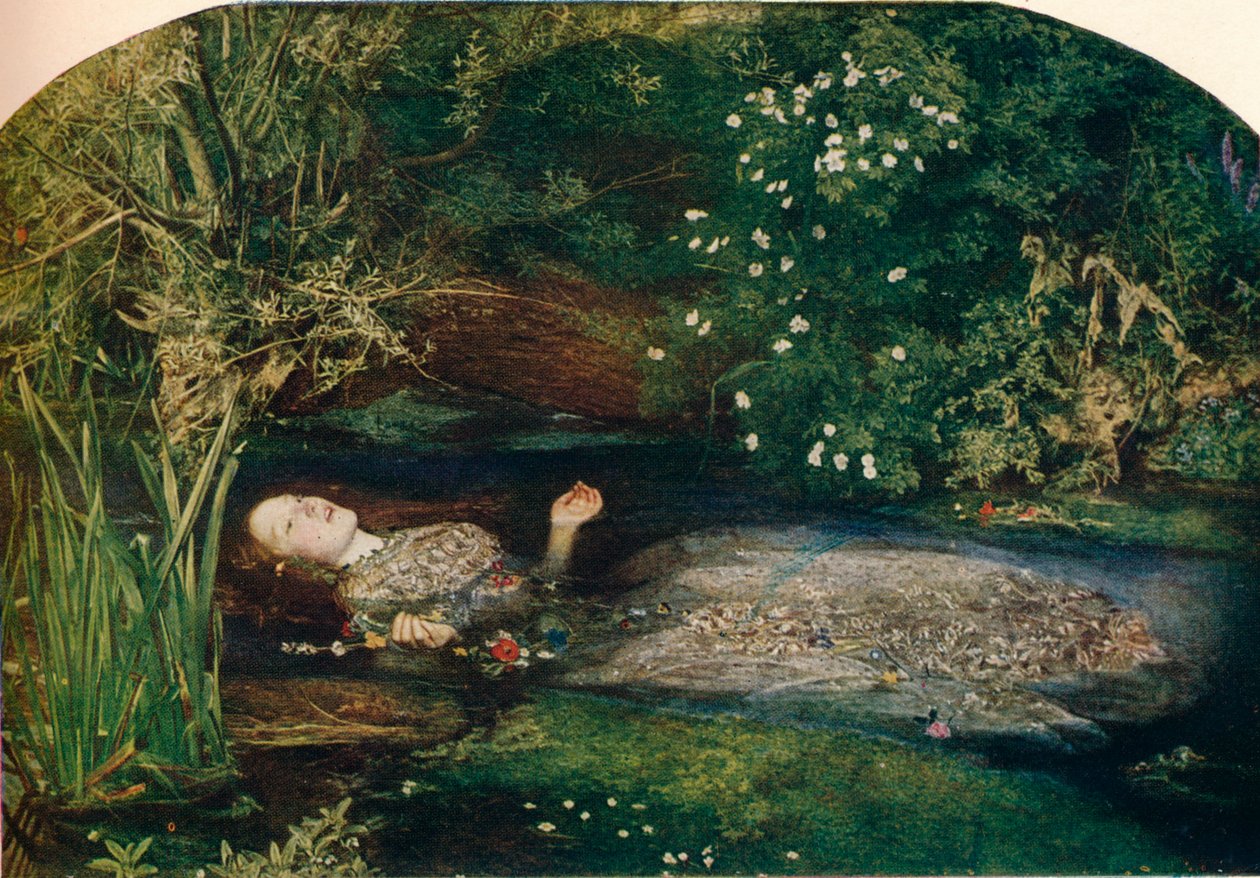 Ofelia, 1851-2, 1911 by John Everett Millais