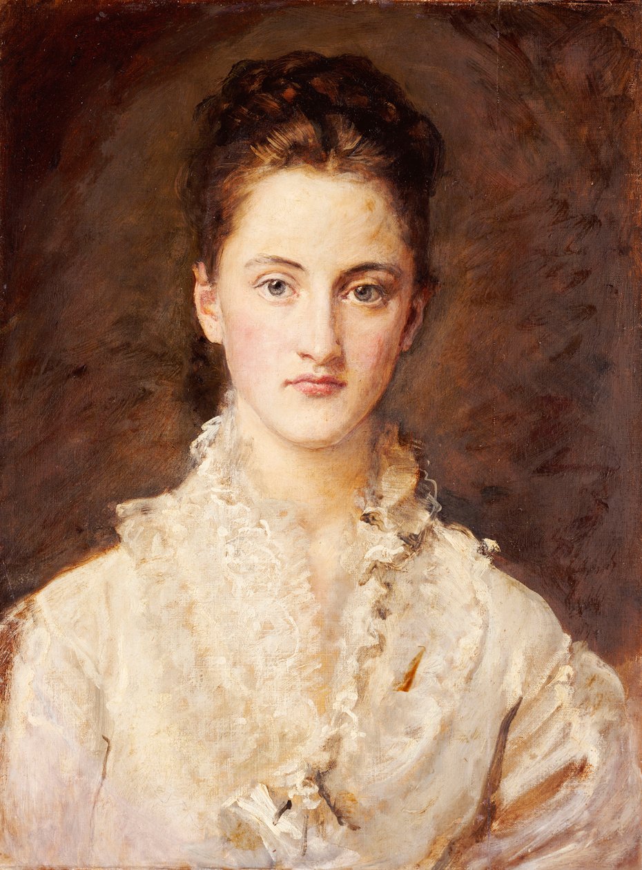 Sanatçının Kızının Portresi, Mary, yarım boy, 1875-76 by John Everett Millais
