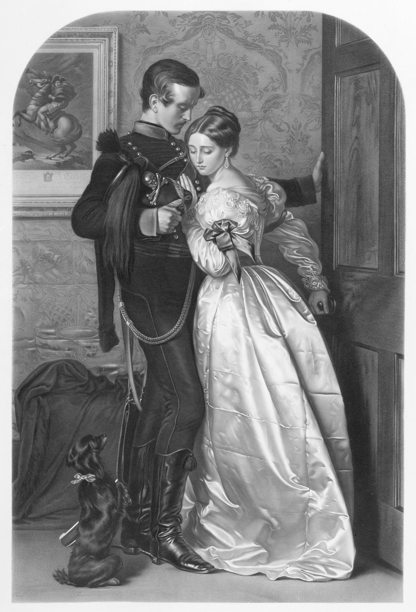 Siyah Brunswicker, Thomas L. Atkinson (1817-c.1890) pub tarafından oyulmuş. Henry Graves und Co., 1863 (mezzotint) tarafından (ayrıca bkz. 100299) by John Everett Millais