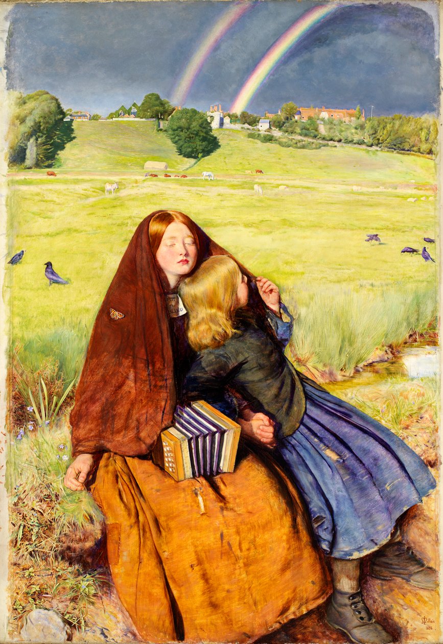 Kör Kız, 1854-56 by John Everett Millais