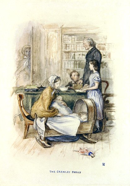 Crawley Ailesi by John Everett Millais