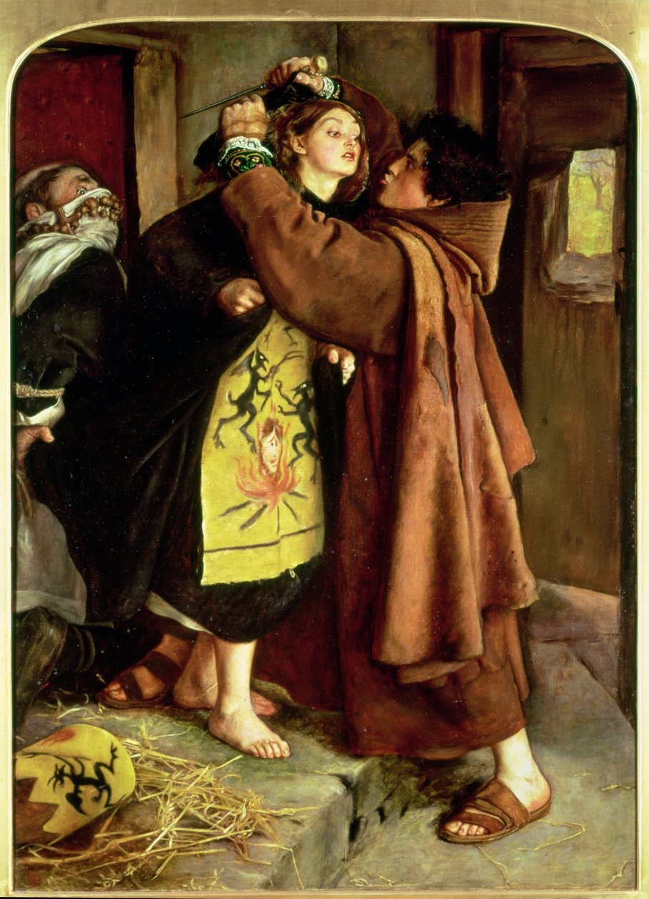 Bir Kafirin Kaçışı, 1559, 1857 by John Everett Millais