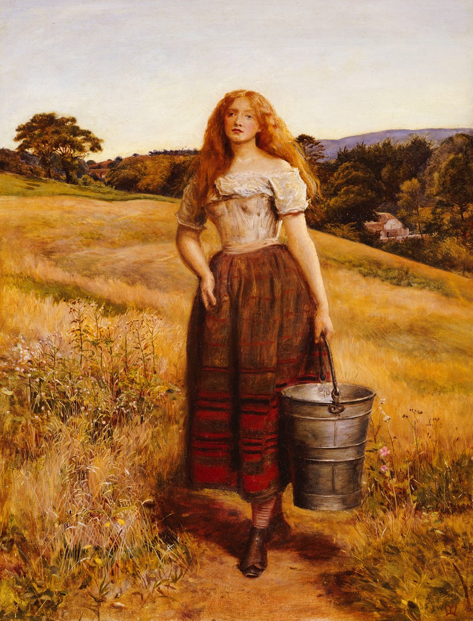 Çiftçinin Kızı by John Everett Millais