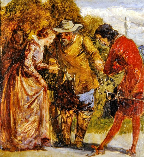 Giriş (panelde yağ) by John Everett Millais