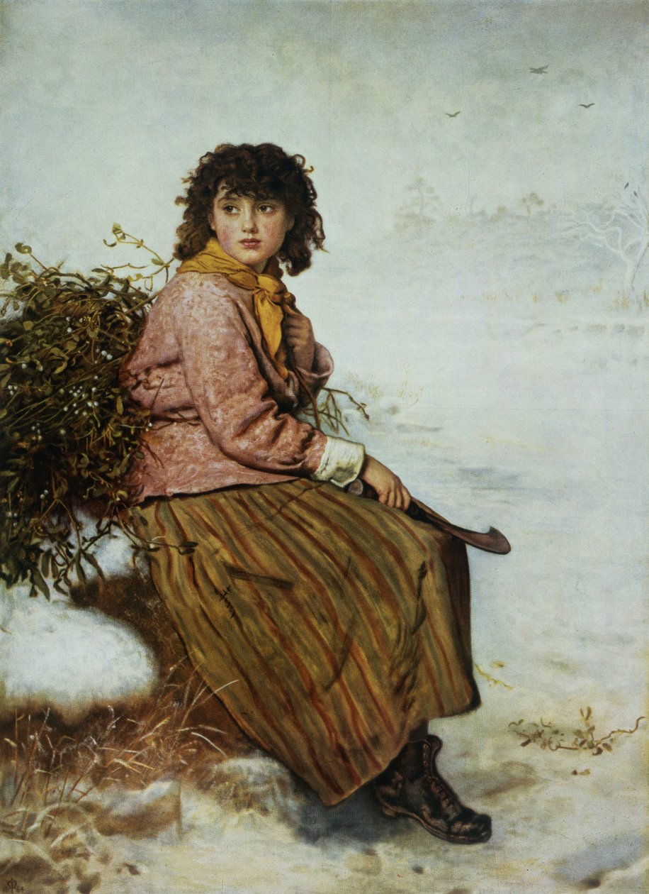 Ökseotu Toplayıcı, 1894 by John Everett Millais