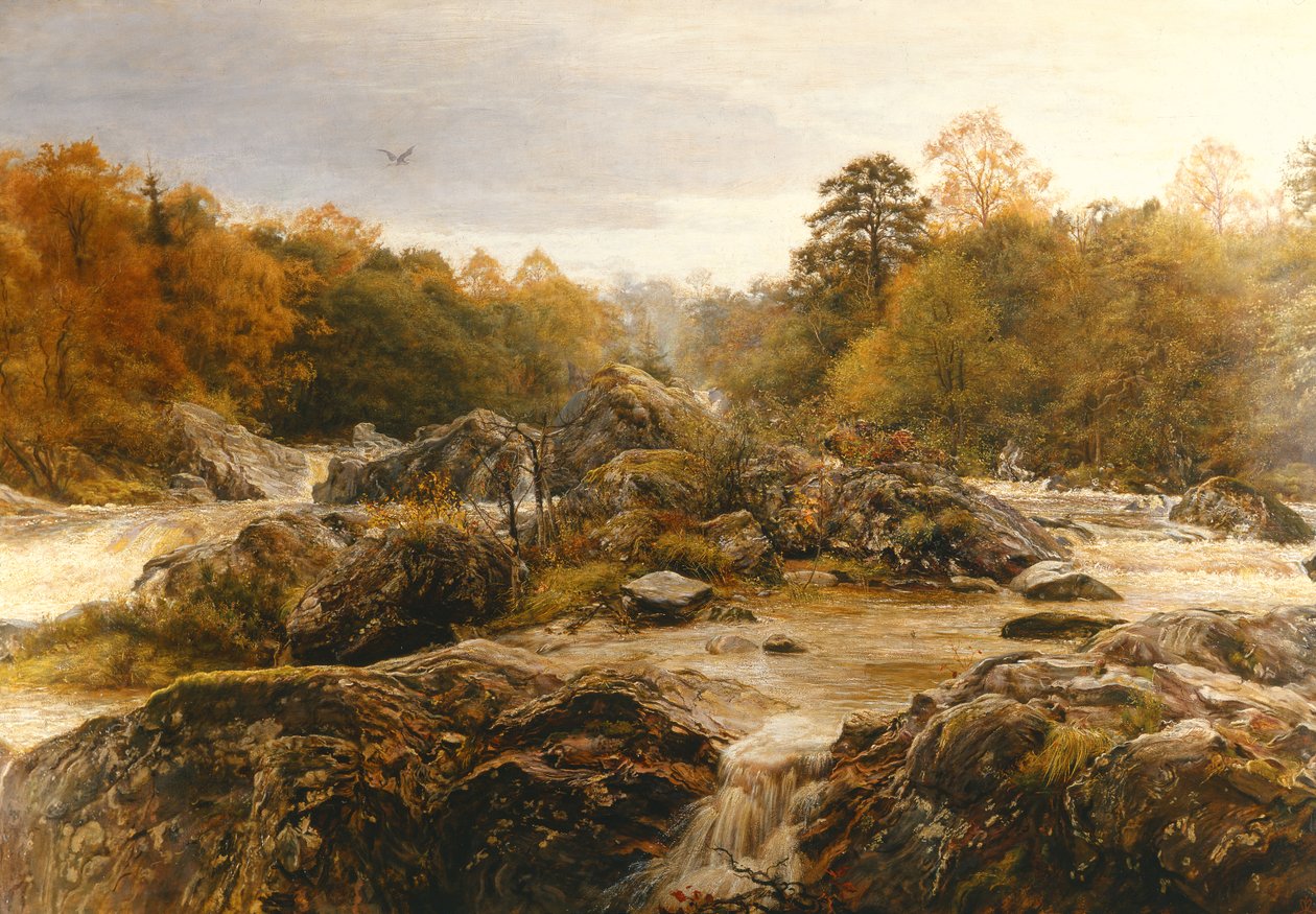 Birçok Suyun Sesi, 1876 (tuval üzerine yağlı boya) by John Everett Millais