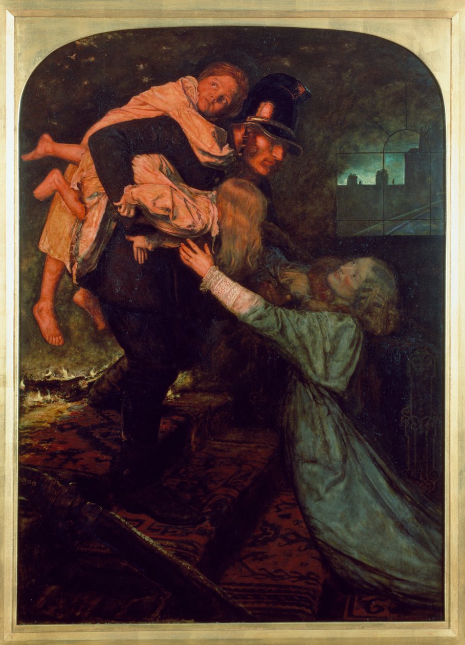 kurtarma by John Everett Millais
