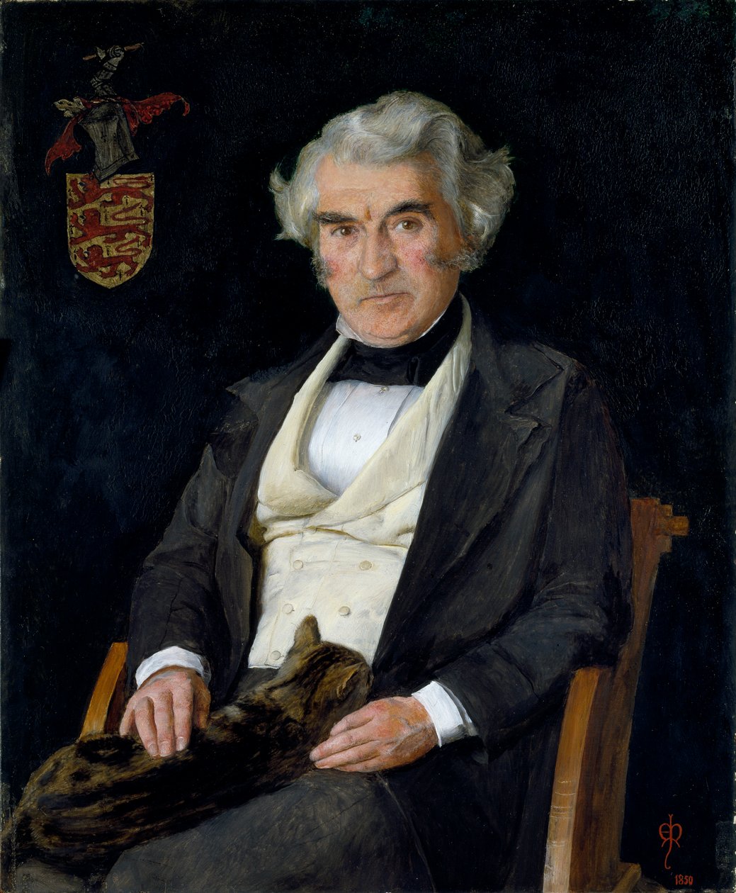Thomas Combe, 1850 by John Everett Millais