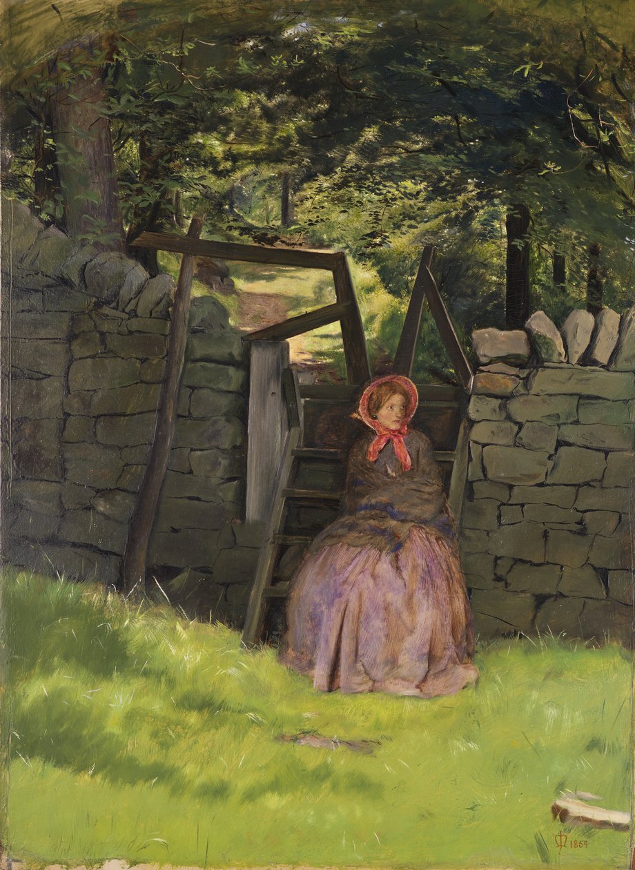 Beklemek, 1854 by John Everett Millais