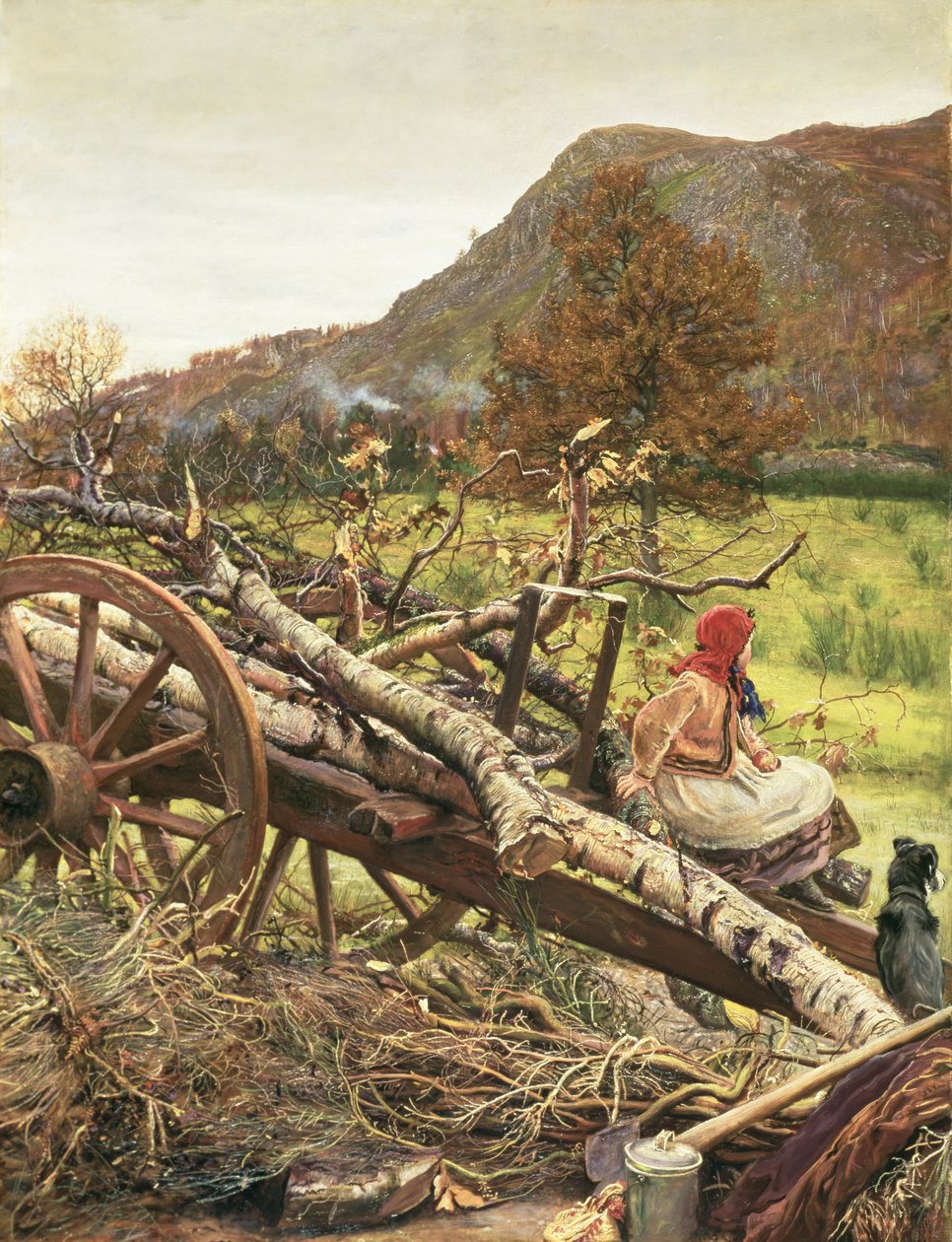 Kış Yakıtı by John Everett Millais