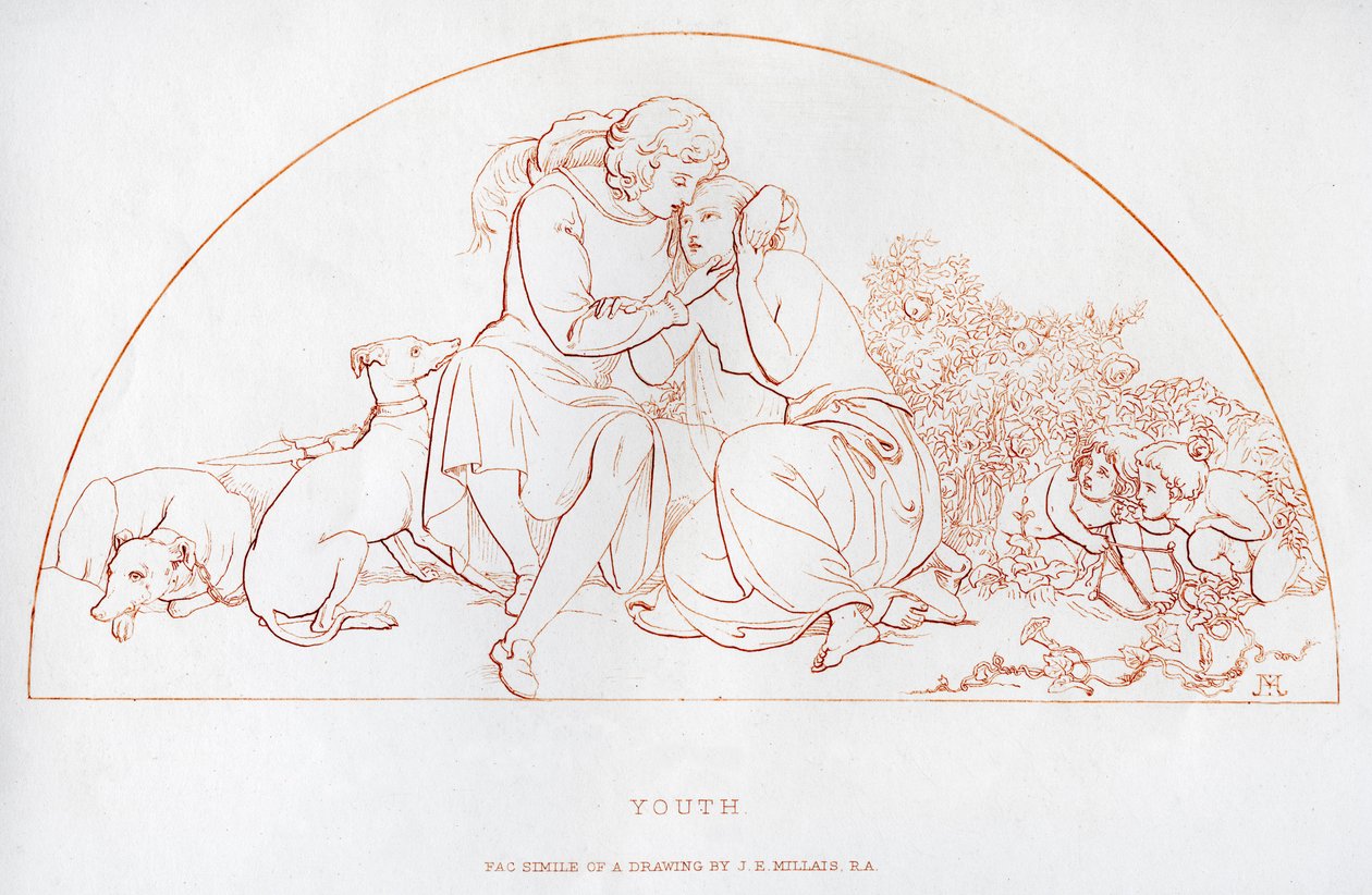 Gençlik, 19. yüzyıl. by John Everett Millais