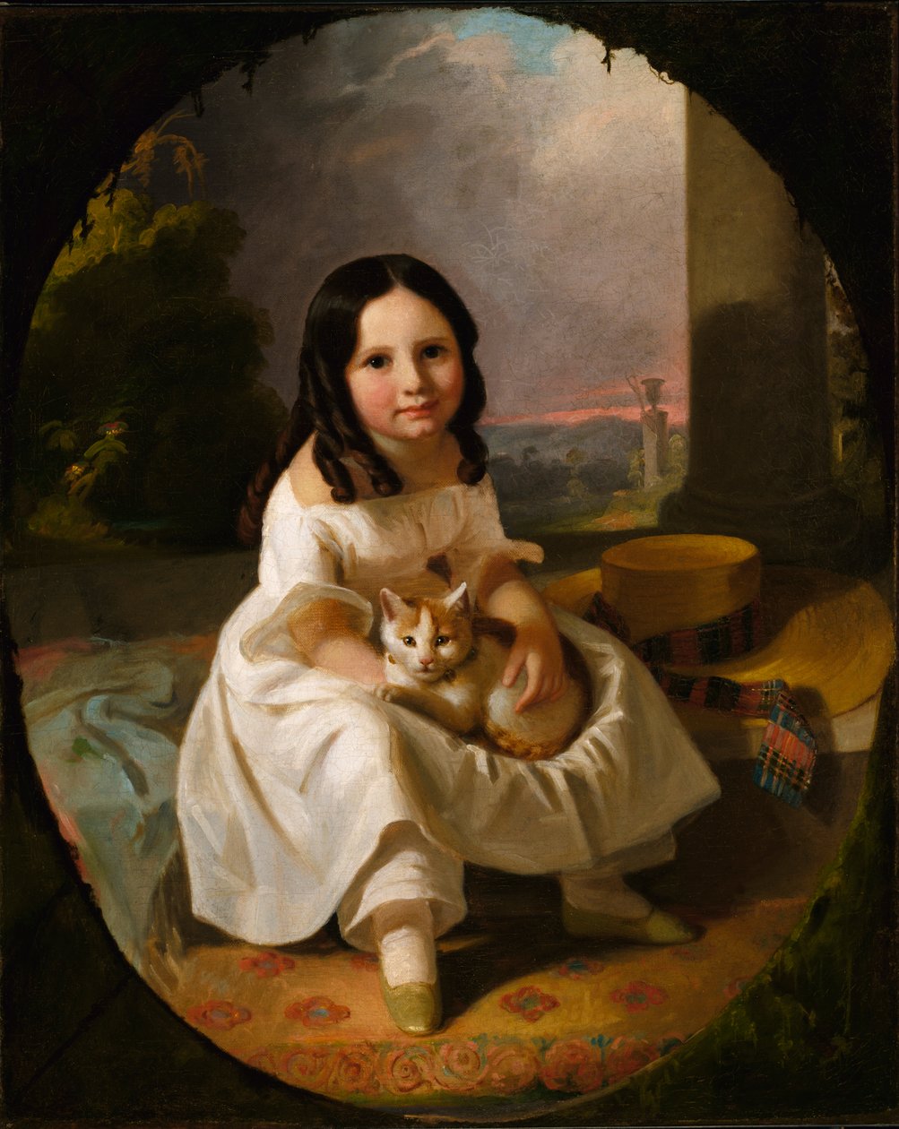 Mary Elizabeth Francis, Sanatçının Kızı, yak. 1840. by John F. Francis