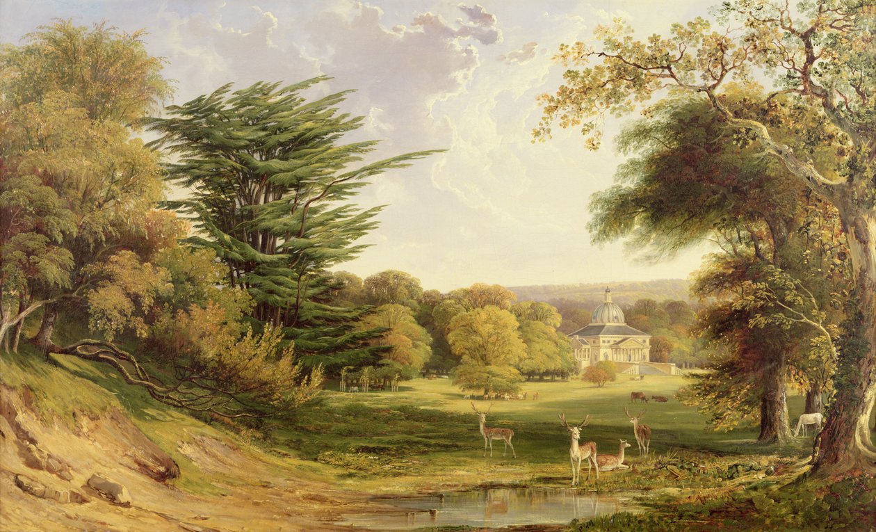 Mereworth Parkı, Kent by John F. Tennant