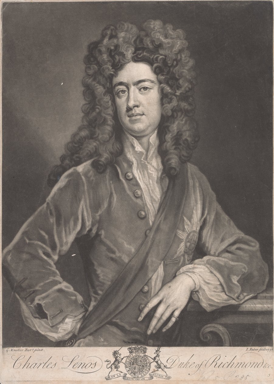 Charles Lennox, 1. Richmond Dükü by John Faber the younger